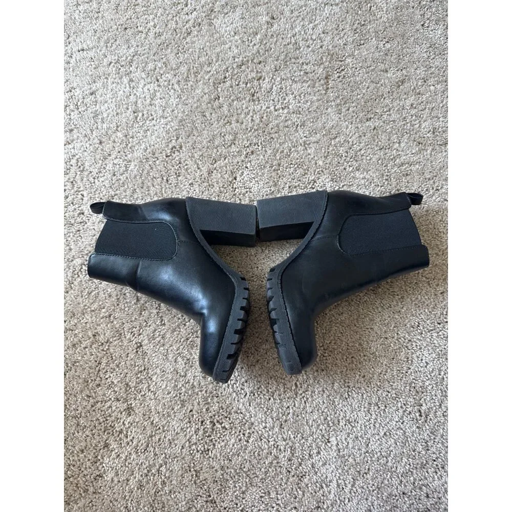 SODA High Platform Size 7 Womens Block Boots Goth Witchy Baddie Edgy‎ Ankle